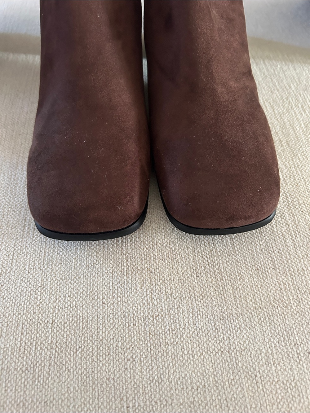 Jeffrey Cambell Hot Lava -K2 Knee-high stretch boot, Brown Suede, Size 8, NWT - Picture 8 of 9